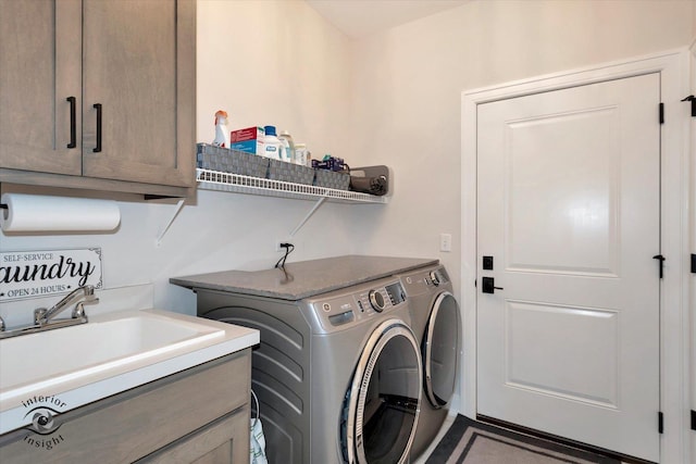 20375 Grosse Point Dr, Frankfort, IL 60423 - laundry room featuring cabinet space and separate washer and dryer