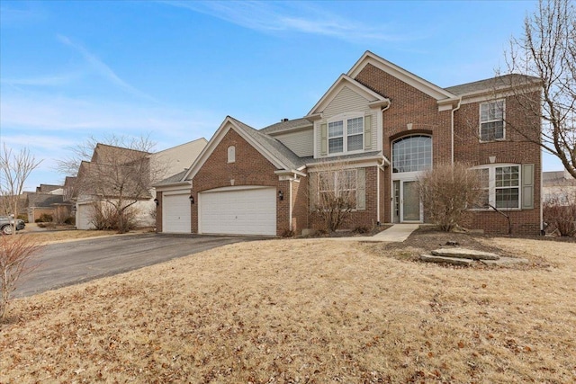 front facade featuring a garage