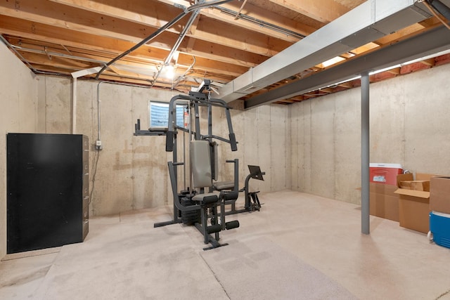 view of workout room