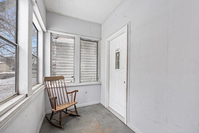 sunroom / solarium featuring plenty of natural light