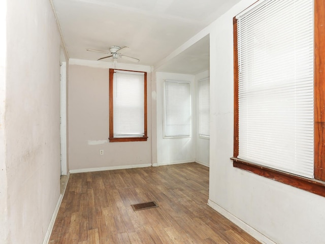 6333 S Talman Ave, Chicago, IL 60629 - unfurnished room featuring hardwood / wood-style flooring and ceiling fan