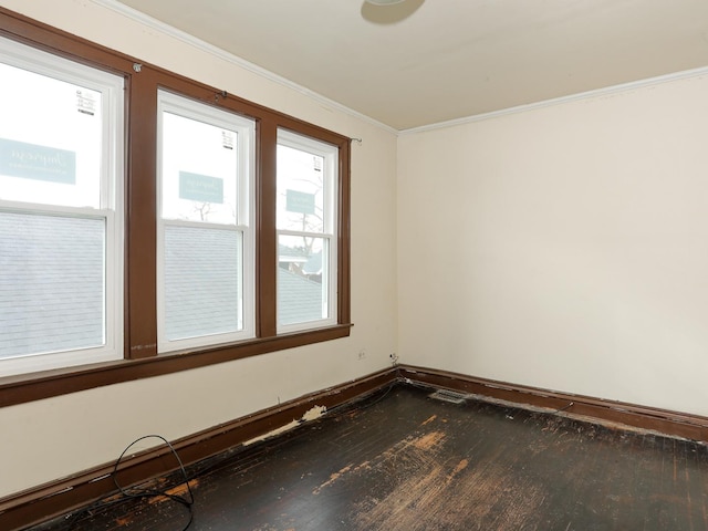 6333 S Talman Ave, Chicago, IL 60629 - unfurnished room with wood-type flooring and ornamental molding