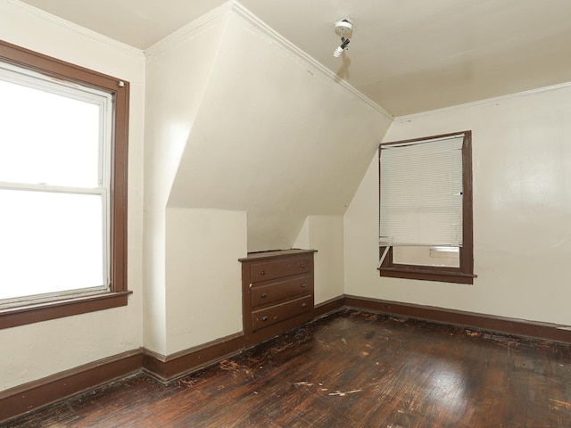 6333 S Talman Ave, Chicago, IL 60629 - bonus room with lofted ceiling and dark hardwood / wood-style floors
