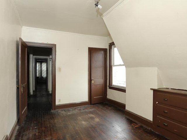 6333 S Talman Ave, Chicago, IL 60629 - bonus room with lofted ceiling and dark hardwood / wood-style floors