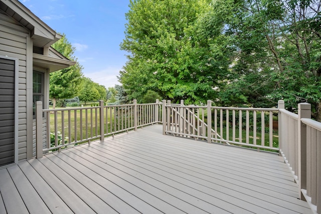 3444 Owens Ln, Dekalb, IL 60115 - deck with view of scattered trees