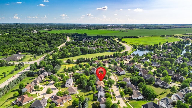 3444 Owens Ln, Dekalb, IL 60115 - aerial view of property's location with a nearby body of water and nearby suburban area