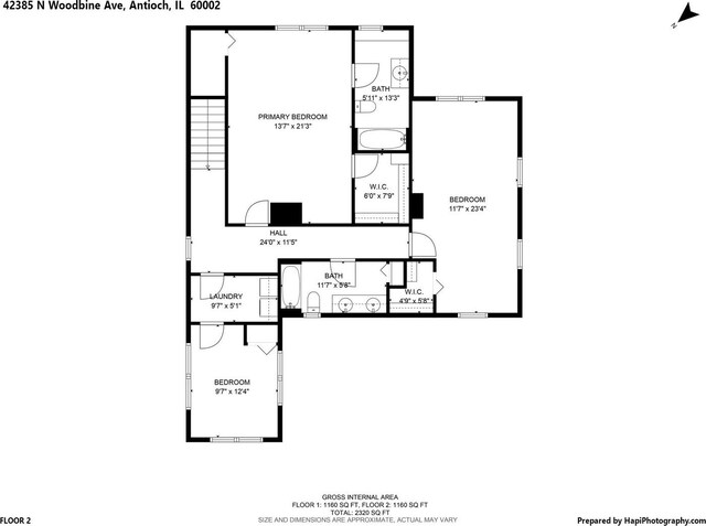 42385 N Woodbine Ave, Antioch, IL 60002 - drone / aerial view featuring a water view