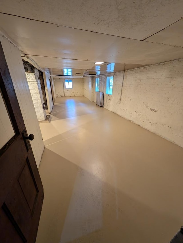 view of basement