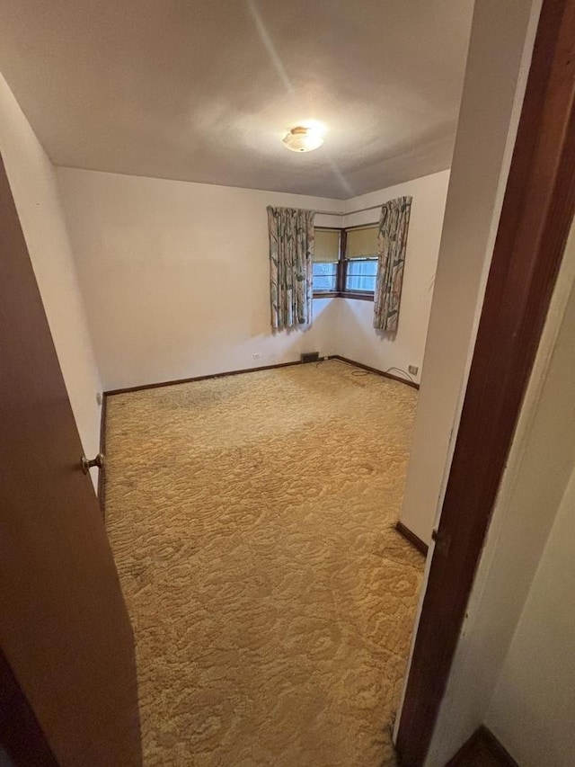 spare room with carpet floors