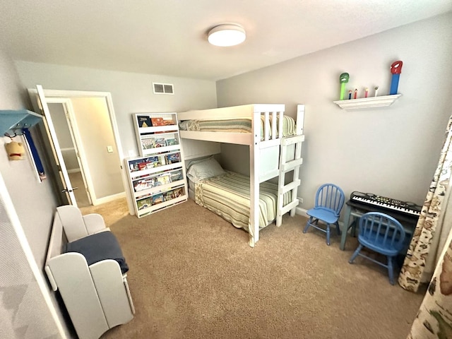 bedroom featuring carpet floors