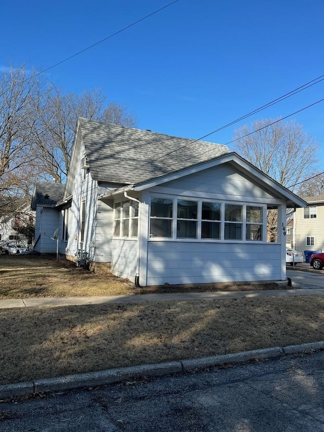 view of side of property