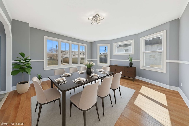 7121 S Yale Ave, Chicago, IL 60621 - dining room with baseboards and light wood-style floors