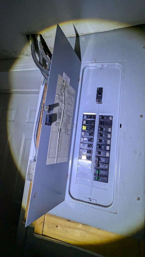 utility room with electric panel
