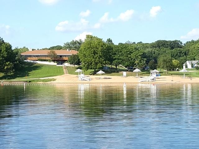 view of water feature