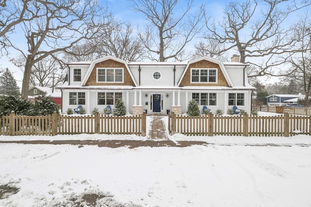 view of front of home