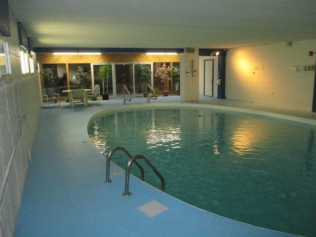 view of indoor pool