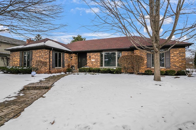 view of ranch-style house