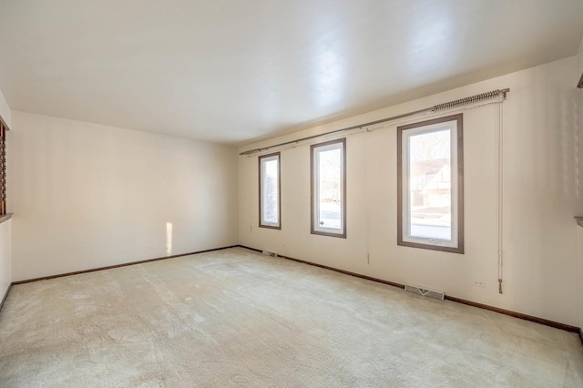 empty room with light carpet