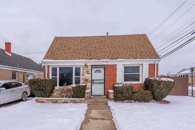 view of front of home