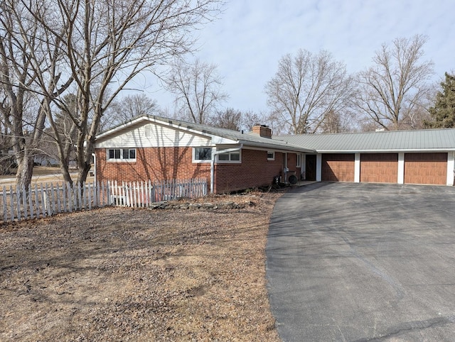 ranch-style house with a garage