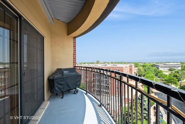 4953 Oakton St Unit 605, Skokie, IL 60077 - balcony with a grill