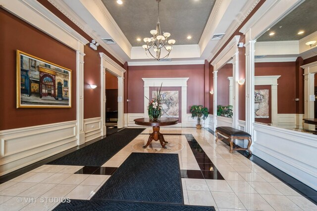 4953 Oakton St Unit 605, Skokie, IL 60077 - property entrance featuring brick siding and french doors