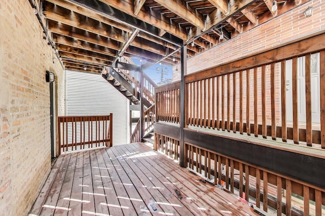 816 N Hermitage Ave, Chicago, IL 60622 - view of wooden deck