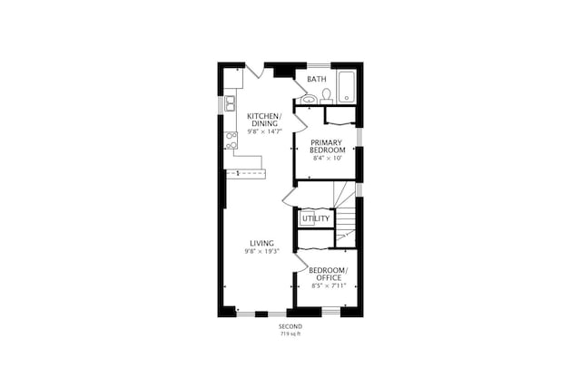 816 N Hermitage Ave, Chicago, IL 60622 - room layout
