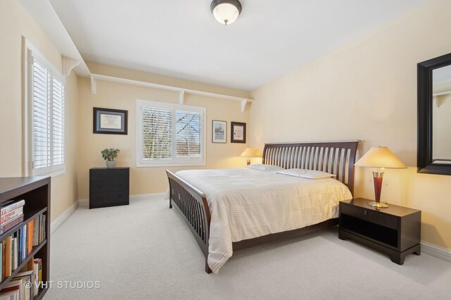 860 Gage Ln, Lake Forest, IL 60045 - bedroom featuring multiple windows, light carpet, and baseboards
