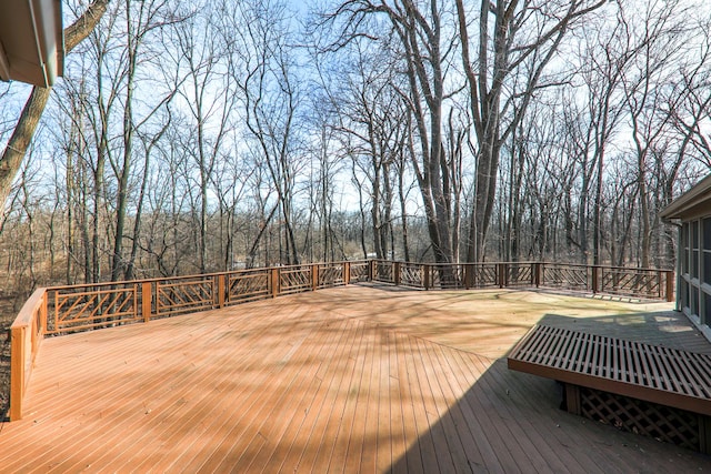 view of deck