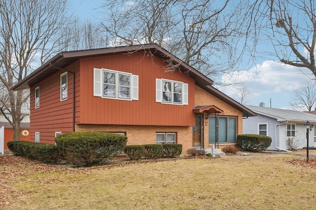 exterior space with a lawn