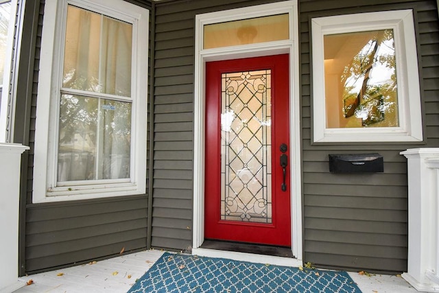 view of entrance to property