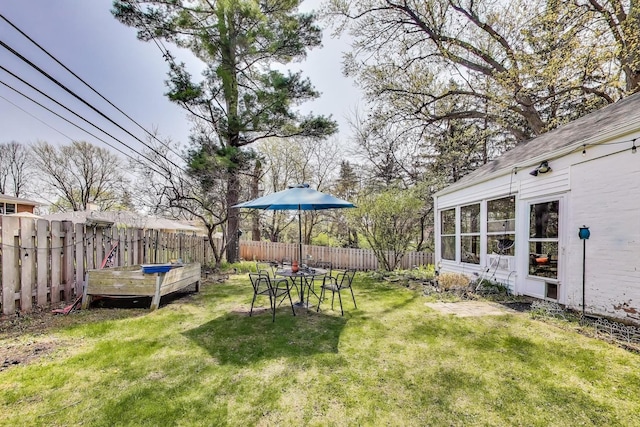201 W Council Trl, Mount Prospect, IL 60056 - view of yard with a fenced backyard