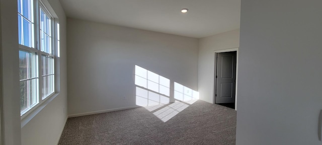 empty room featuring carpet floors