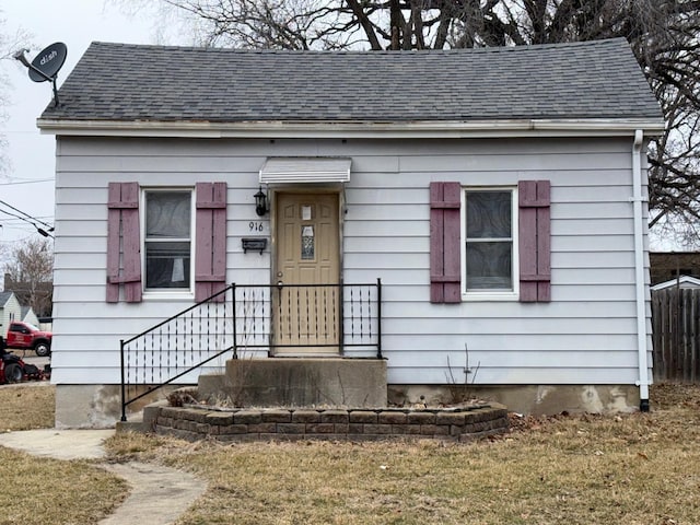 view of bungalow-style home