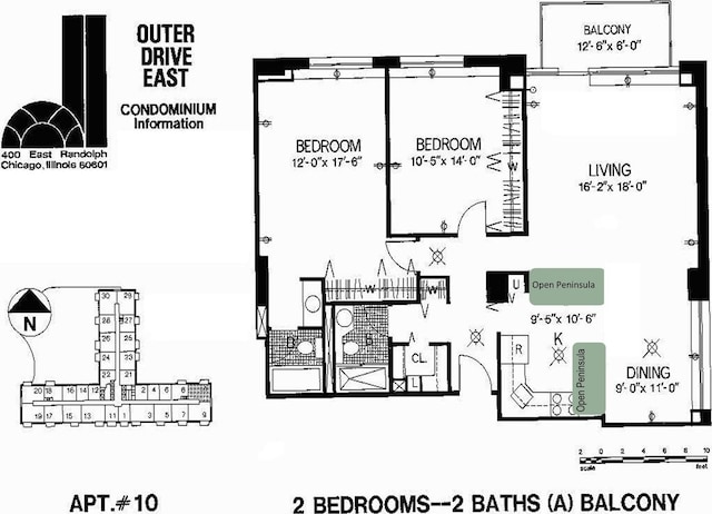400 E Randolph St Unit 2410, Chicago, IL 60601 - floor plan / room layout