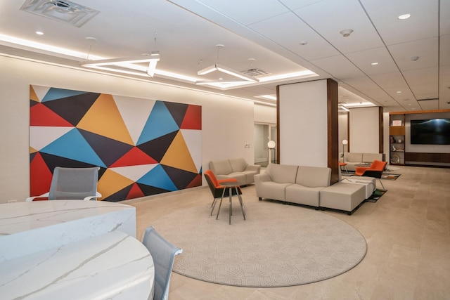 400 E Randolph St Unit 2410, Chicago, IL 60601 - common area featuring recessed lighting