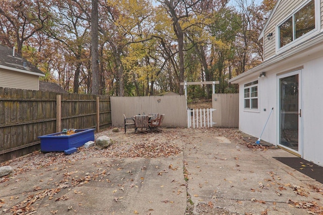 view of patio