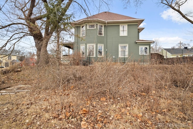 view of rear view of house