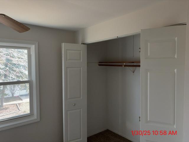 view of closet