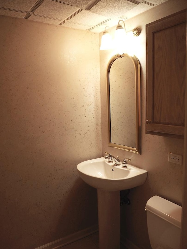 bathroom with toilet