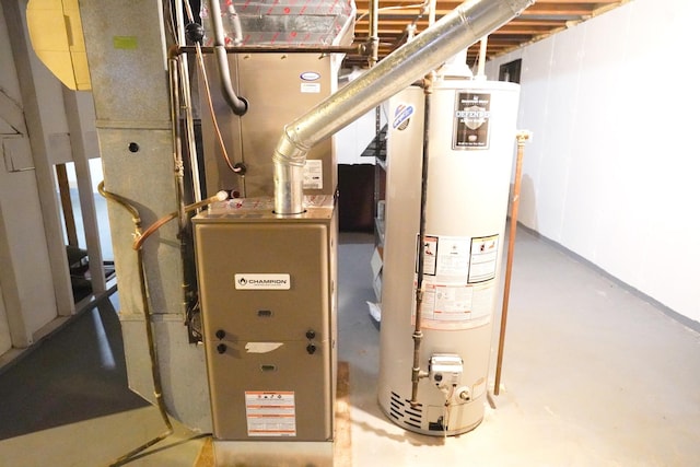 utilities featuring water heater