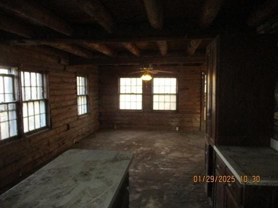 125 N Anderson Rd, New Lenox, IL 60451 - interior space featuring beam ceiling