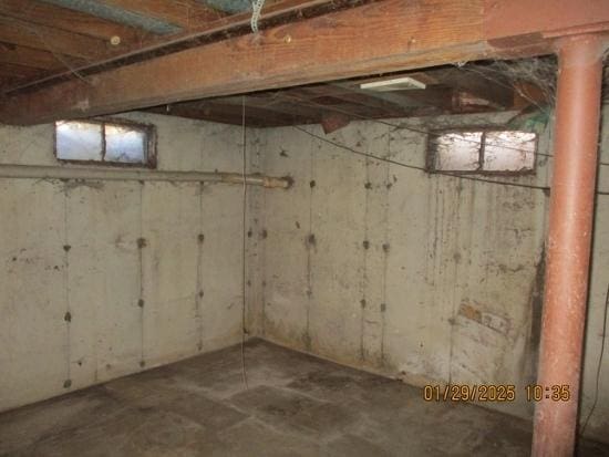 125 N Anderson Rd, New Lenox, IL 60451 - view of unfinished basement