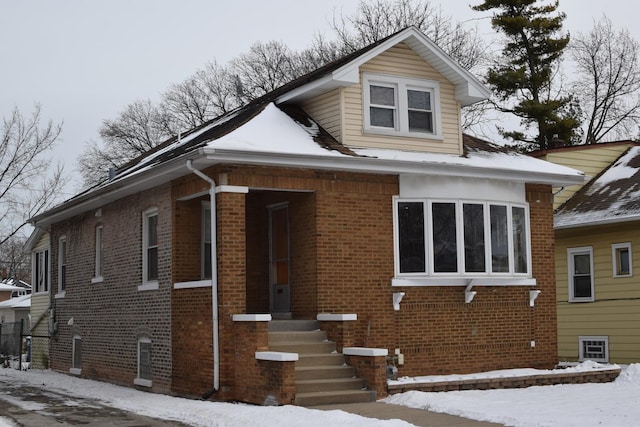 view of bungalow-style house