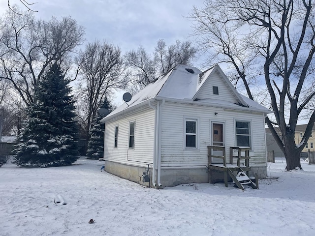 view of bungalow