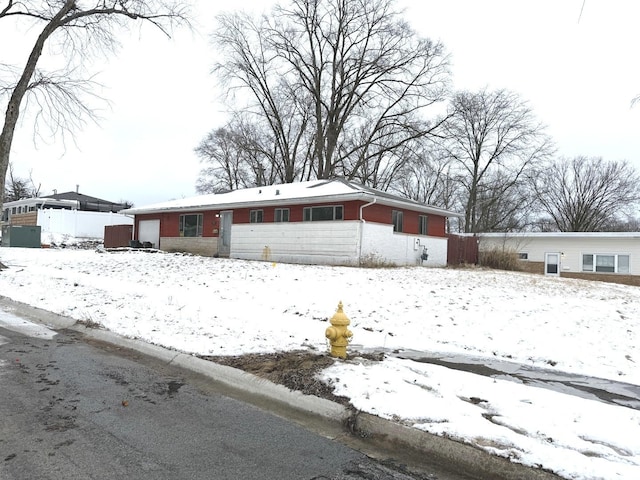 view of ranch-style home