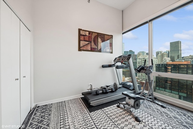 view of workout room