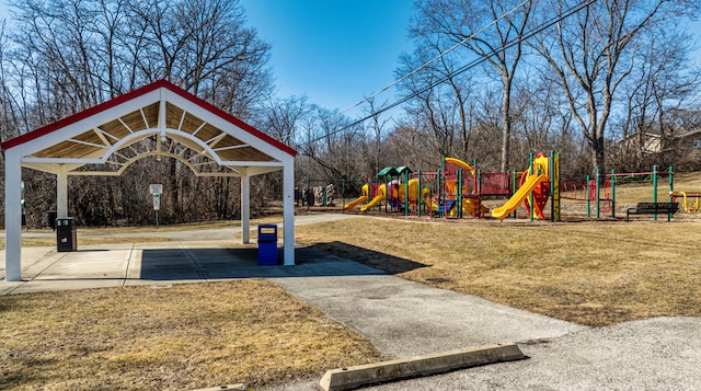 view of communal playground