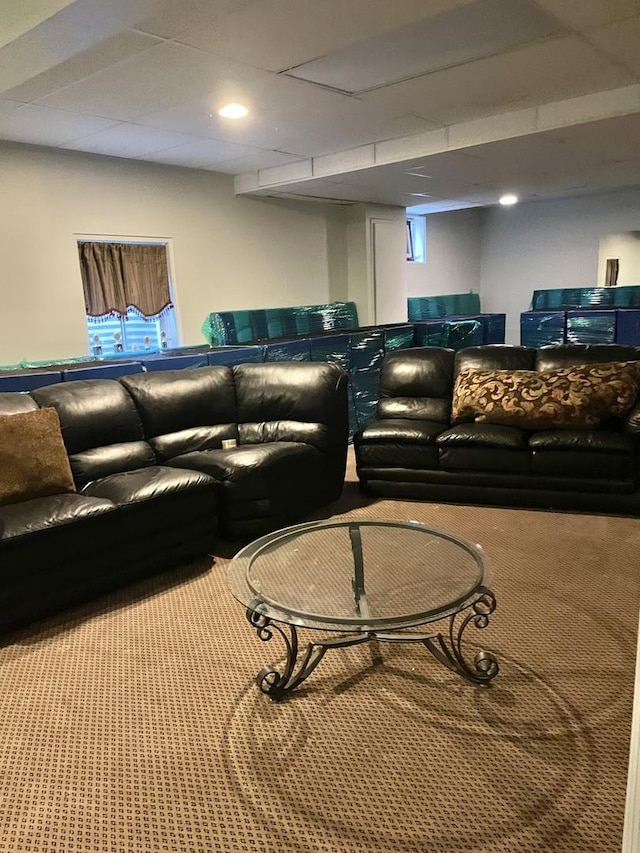 427 W Natoma Ave, Addison, IL 60101 - carpeted cinema room with bar area and recessed lighting